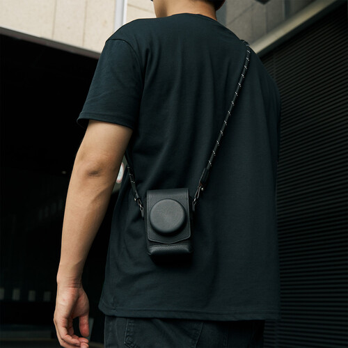 1025203_D.jpg - SmallRig Leather Camera Case for FUJIFILM X half (Black) 5219 - Image 4