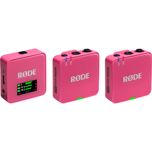 RODE Wireless GO III (Gen 3) Wireless Microphone / Recorder Pink - Best Available Image