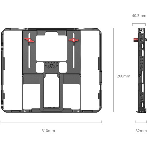 1025743_B.jpg - SmallRig Universal Cage for iPad MD5059 - Thumbnail 2