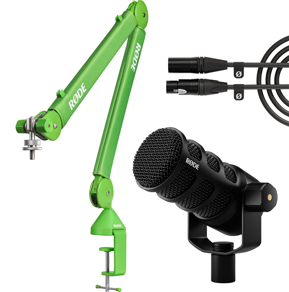 Rode PodMic USB Podcast Kit Green - Best Available Image