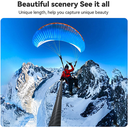 1025903_A.jpg - Telesin 3m Carbon Fibre Selfie Stick - Thumbnail 1