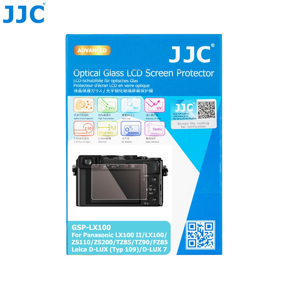 JJC Ultra-Thin LCD Screen Protector for Panasonic TZ99 Leica D-Lux 8 - Best Available Image