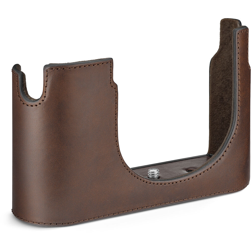 Leica Q3 Protector Leather Case (Dark Brown) - Best Available Image