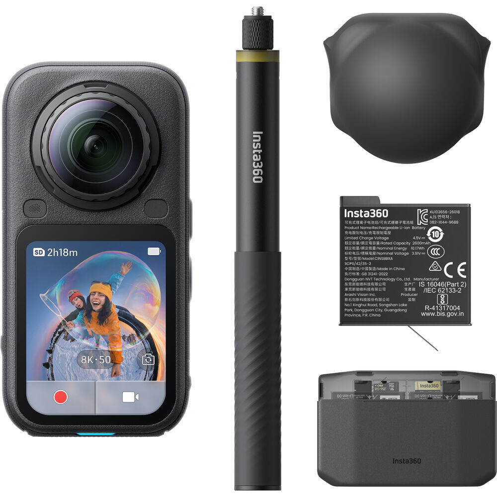 Best image for Insta360 X6 360° 8K Camera Essentials Bundle (Midnight Black)