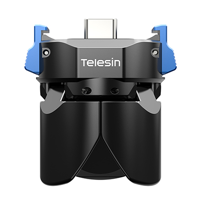 1026833_B.jpg - Telesin Short-Leg Shorty Magnetic Charging Tripod for DJI Osmo Pocket 3/4/4P - Image 2