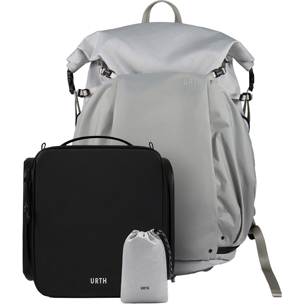 Best image for Urth Helios Outdoor Backpack 40L (Stone) + Core Camera Cube M + Rain Cover