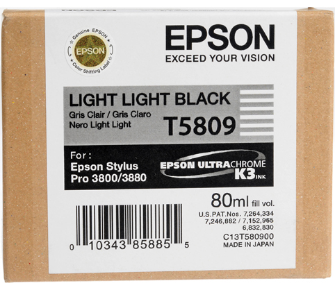 Epson T5809 3800/3880 Lig/Lig Black 80ml