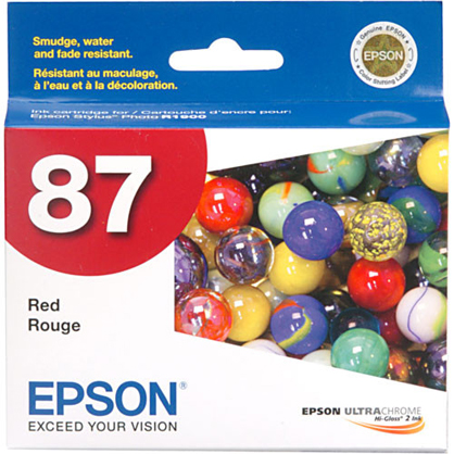EPSON T0877 RED INK (R1900) - Best Available Image