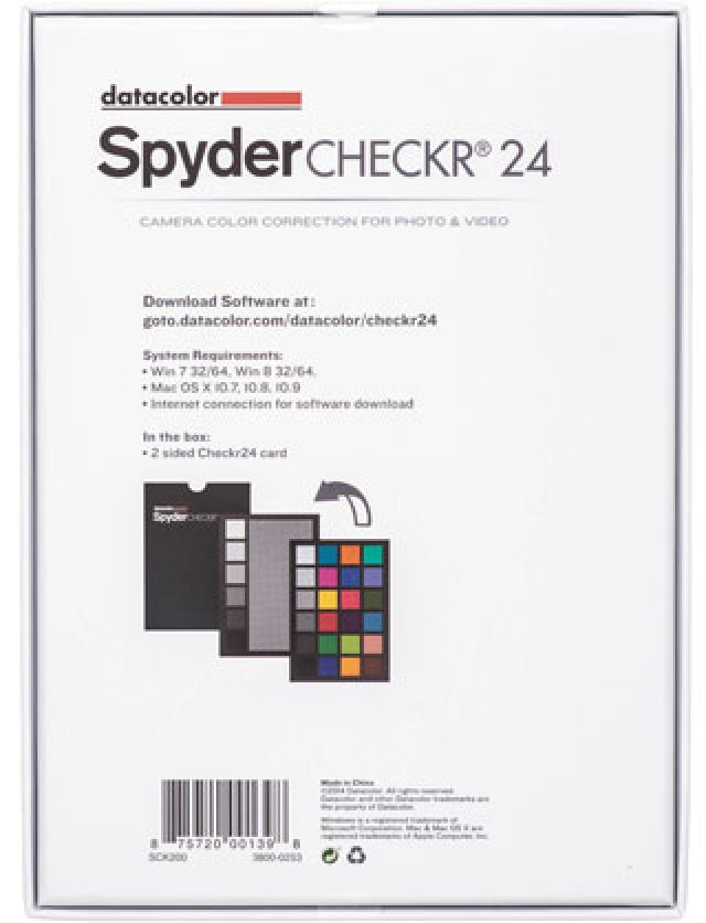 Data Color Check Datacolor SpyderCHECKR 24