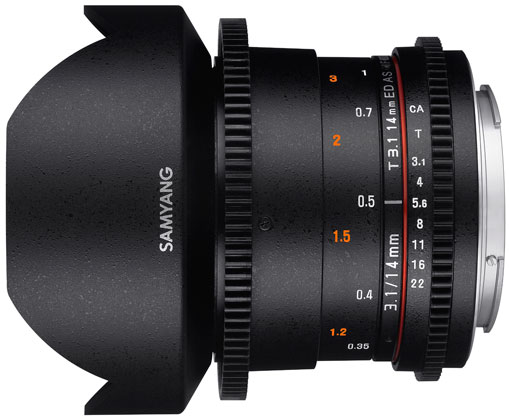 Samyang 14mm T3.1 VDSLR ED UMC 11 -Canon - Best Available Image