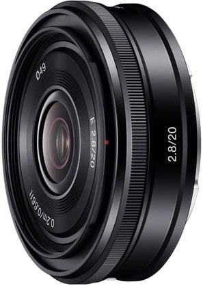 Sony 20mm f/2.8 Alpha E-mount Lens