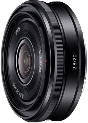 Sony 20mm f/2.8 Alpha E-mount Lens