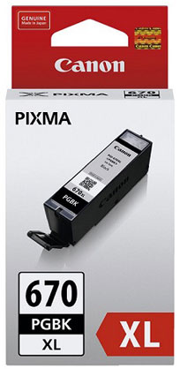 Canon PGI-670 Black Pigment Ink (H/Y)