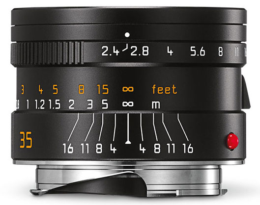 Leica Summarit-M 35mm f/2.4 ASPH. Lens (Black)