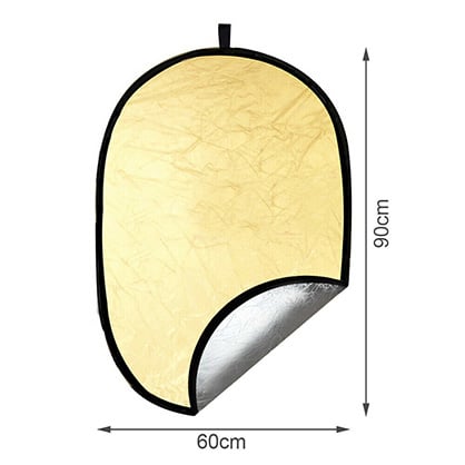 1014874_B.jpg - Godox Reflector 60x90cm Silver/Gold - Image 2