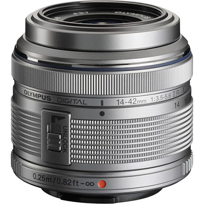 OLYMPUS AF 14-42mm F3.5-5.6  M-ZUIKO STD LENS Silver - Best Available Image