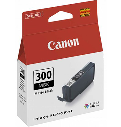 Canon LUCIA PRO PFI-300 Matte Black Ink Cartridge