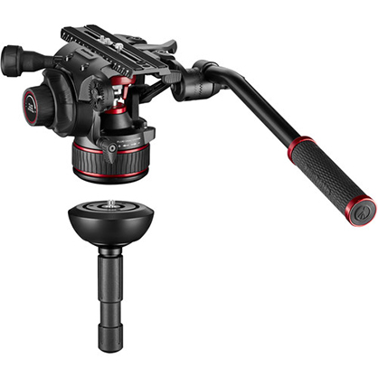 1018304_B.jpg - Manfrotto Nitrotech 612 Video Head Carbon Twin GS Tripod - Thumbnail 2