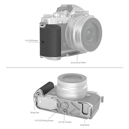 1018714_B.jpg - SmallRig L-Shape Grip for Nikon Z fc Camera 3480