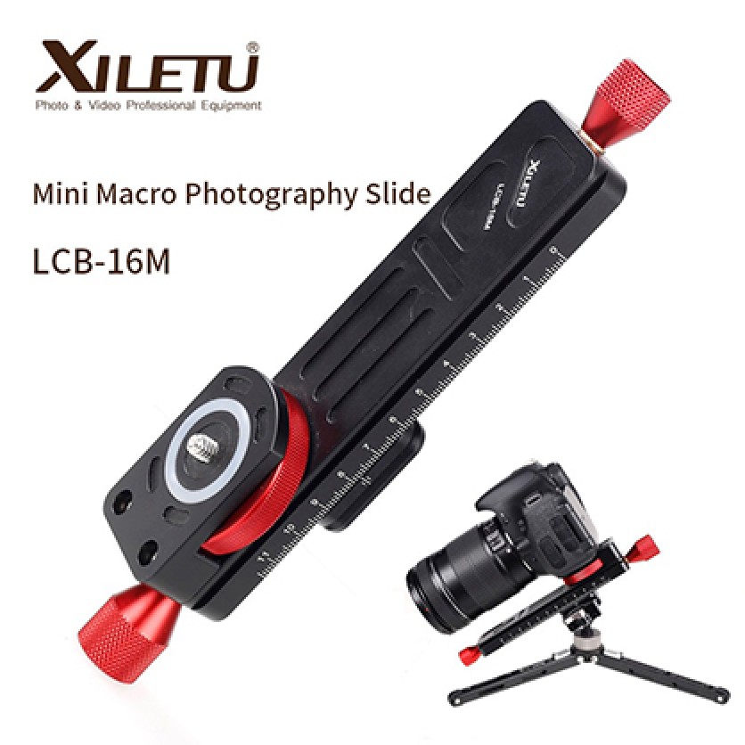 XILETU LCB-16M Portable Slider for Macro and Time-Lapse
