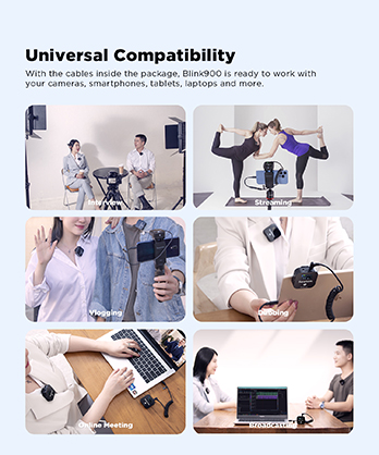 1019204_C.jpg - Saramonic Blink 900 B2 2.4Ghz Compact Wireless Microphone - Thumbnail 3