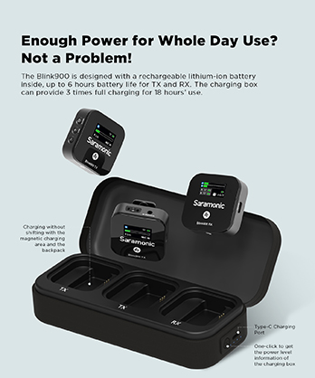 1019204_D.jpg - Saramonic Blink 900 B2 2.4Ghz Compact Wireless Microphone - Image 4