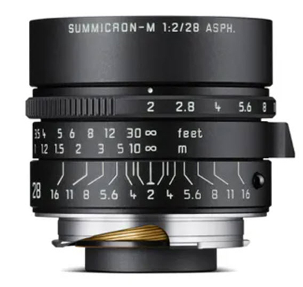 Leica SUMMICRON-M 28 F2 ASPH Matte Black