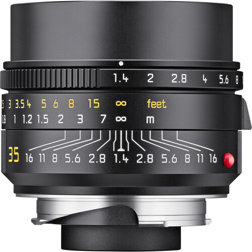 Leica Summilux-M 35mm f/1.4 ASPH. Lens Black Anodized 2022 Version - Best Available Image