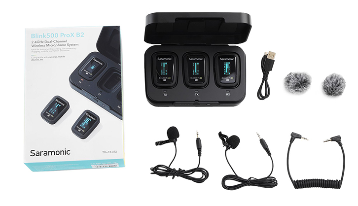 1019974_B.jpg - Saramonic Blink500 ProX B2 2-Persons Wireless Microphones - Thumbnail 2
