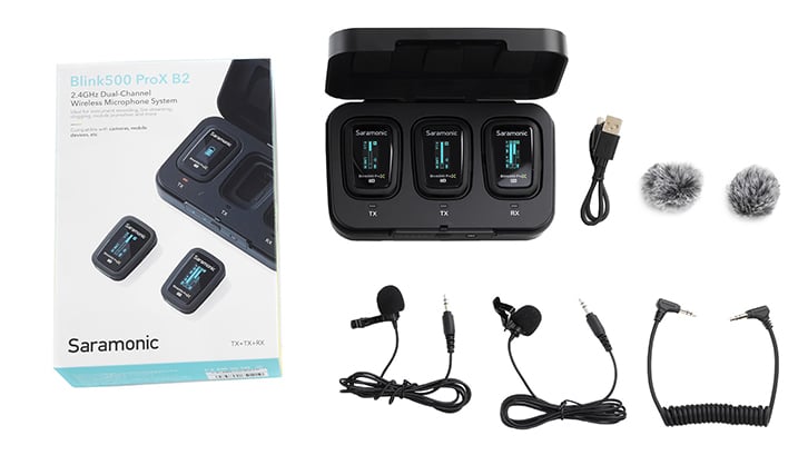 1019974_B.jpg - Saramonic Blink500 ProX B2 2-Persons Wireless Microphones - Image 2