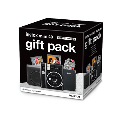 Fuji instax mini 40 Ltd Edition Gift Pack Black - Best Available Image