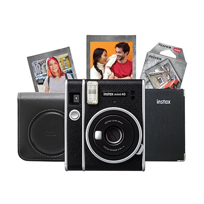 1020054_B.jpg - Fuji instax mini 40 Ltd Edition Gift Pack Black - Image 2