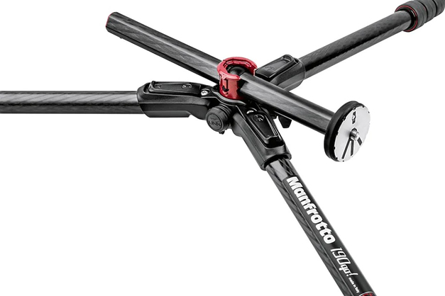 1020234_B.jpg - Manfrotto 190GO! CF 4 MS Tripod 4 Section