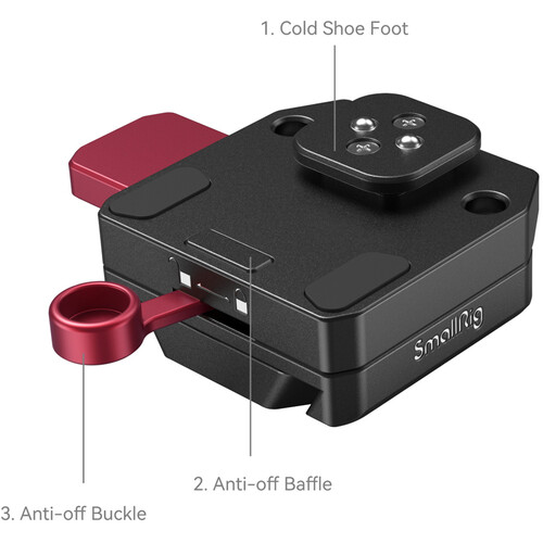 1021734_B.jpg - SmallRig Battery/Power Supply Mounting Plate for DJI RS Gimbal Stabilizers 4189 - Image 2