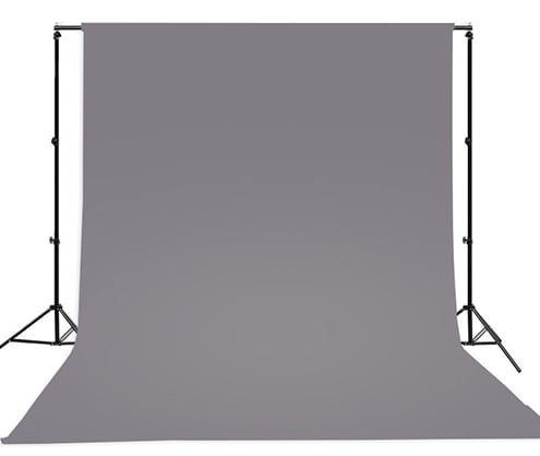 1022084_B.jpg - Krane OT-BG23 Fabric Backdrop 2x3m Grey - Image 2