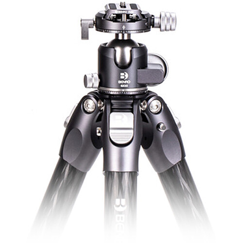 1022234_B.jpg - Benro Tortoise Columnless Carbon Fiber Three Series Tripod with GX35 Ball Head - Image 2