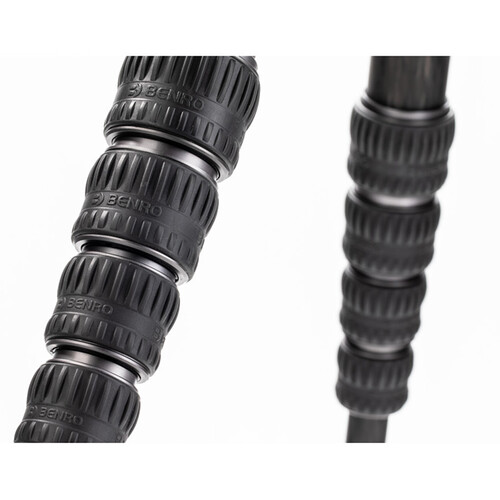 1022234_E.jpg - Benro Tortoise Columnless Carbon Fiber Three Series Tripod with GX35 Ball Head - Image 5