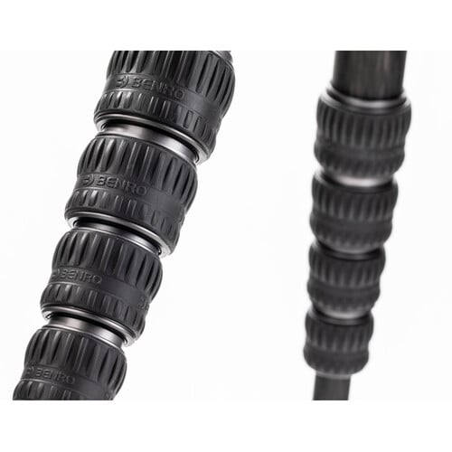 1022234_E.jpg - Benro Tortoise Columnless Carbon Fiber Three Series Tripod with GX35 Ball Head - Image 5