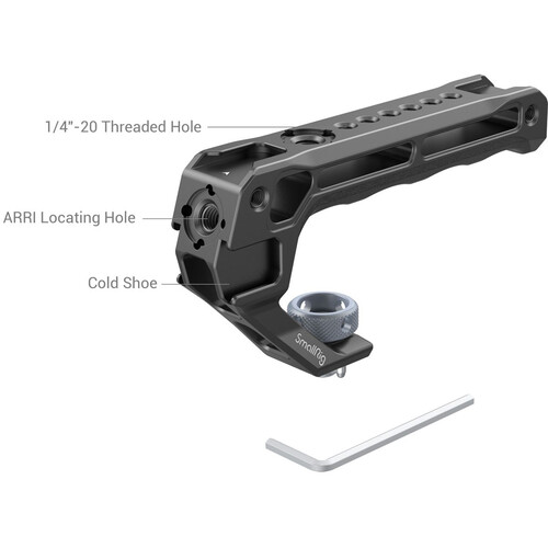 1022394_C.jpg - SmallRig Top Handle with ARRI-Style Anti-Twist Mount (Lite) 3765 - Image 3