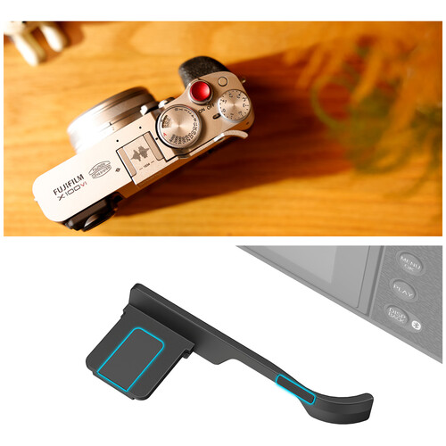 1022574_A.jpg - SmallRig Thumb Grip for FUJIFILM X100VI/X100V (Black) 4559 - Image 1