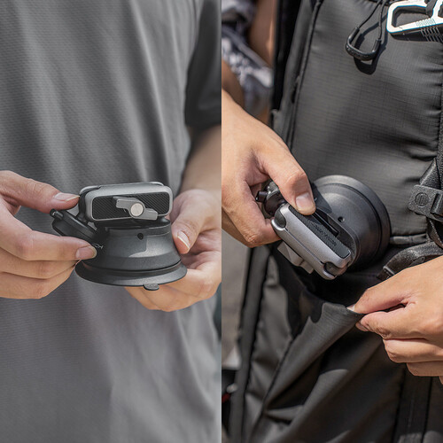 1022604_C.jpg - PGYTECH Action Camera Suction Cup Mount with CapLock Ball Head - Thumbnail 3