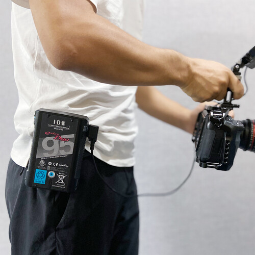 1023244_B.jpg - SmallRig Mini V-Lock Battery Plate with Belt Clip 2990 - Image 2