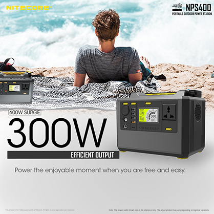 1023434_B.jpg - Nitecore NPS400 421Wh (10.8V, 39Ah, 117000mAh) Power Station - Thumbnail 2