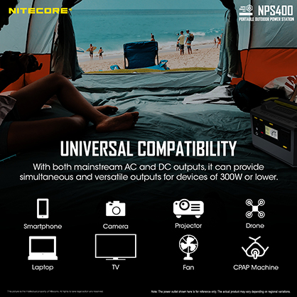 1023434_D.jpg - Nitecore NPS400 421Wh (10.8V, 39Ah, 117000mAh) Power Station - Image 4