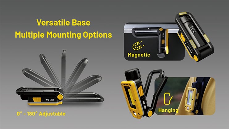 1023494_A.jpg - Nitecore NWL20 600 Lumens Rechargeable COB Mechanics Work Light - Image 1