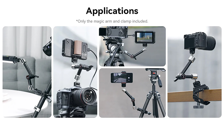 1023844_E.jpg - Ulanzi R011A Magic Arm with Crab Clamp Kit - Image 5
