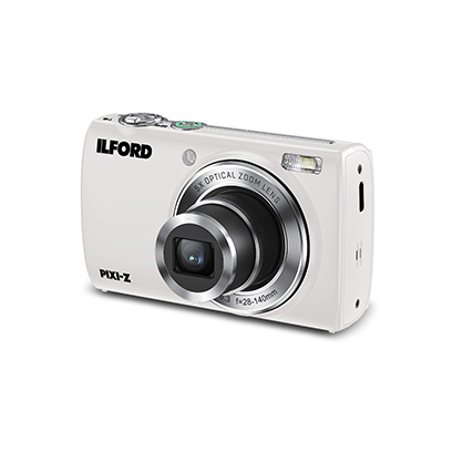 ILFORD PIXI-Z 5X Optical Zoom Digital Camera - White - Best Available Image