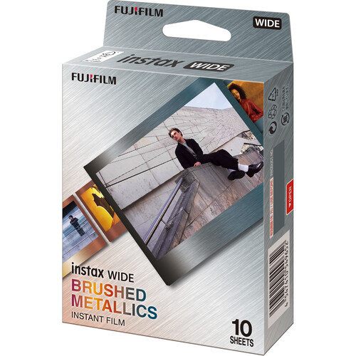 FUJIFILM INSTAX WIDE Brushed Metallics Instant Film (10 Exposures) - Best Available Image