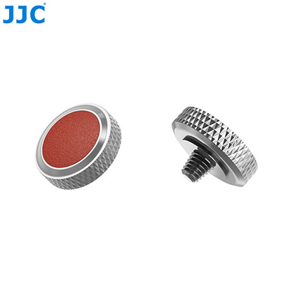 JJC Deluxe Soft Shutter Release Button Brown/Silver - Best Available Image
