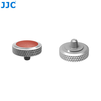 1024844_A.jpg - JJC Deluxe Soft Shutter Release Button Brown/Silver - Image 1